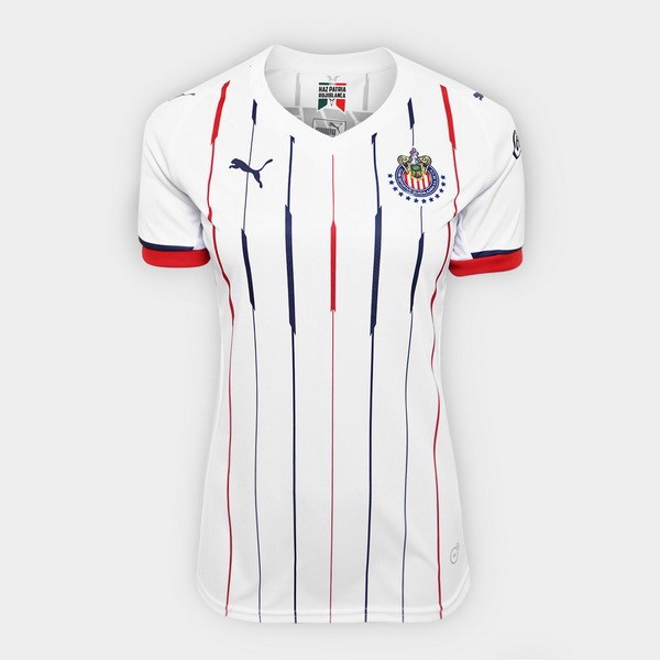 Camiseta CD Guadalajara Segunda equipación Mujer 2018-2019 Blanco